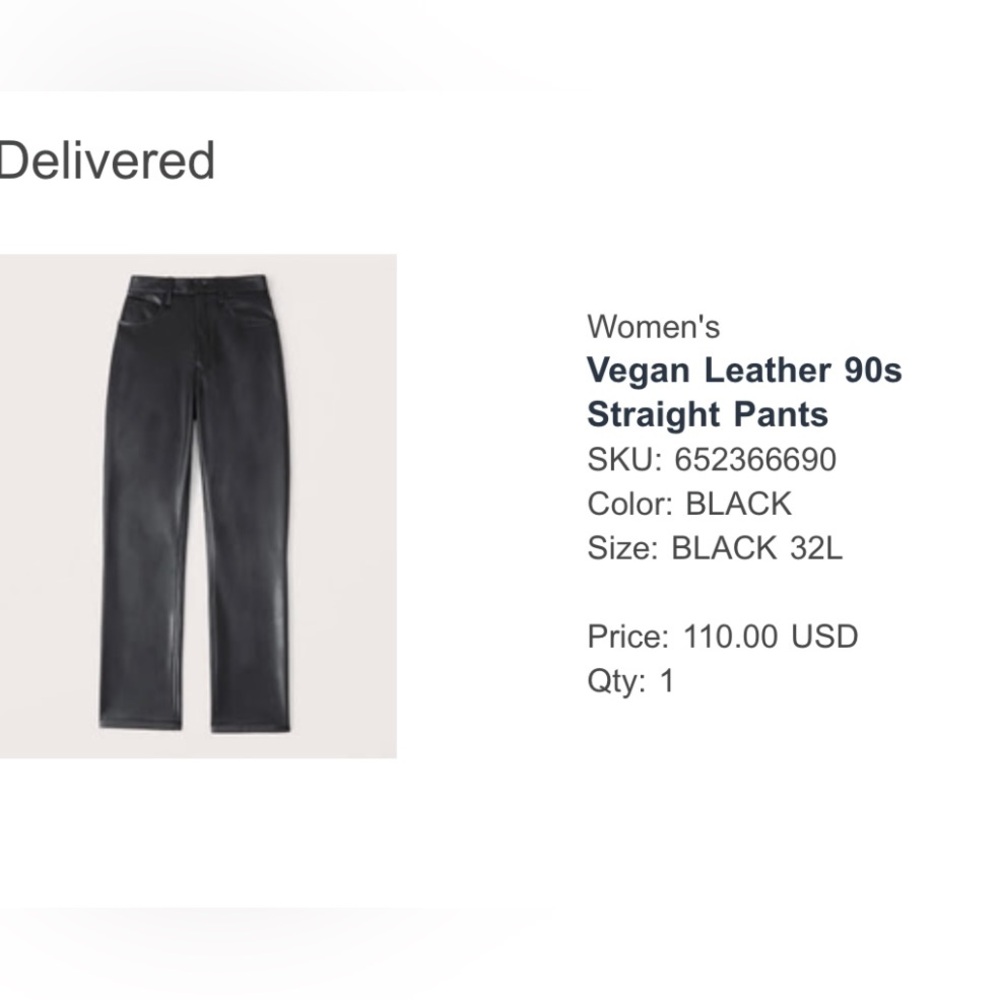 Abercrombie and Fitch 90s high rise straight jeans